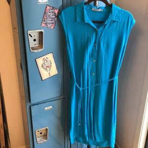 Bright blue Sleeveless Dress 🍀